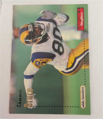 1996 SkyBox Impact #120 Isaac Bruce — front