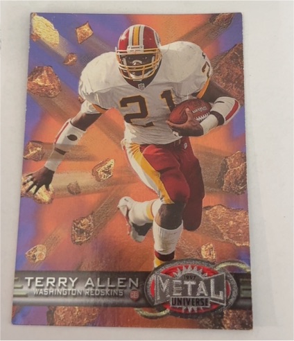 1997 Skybox Metal Universe #21 Terry Allen — front