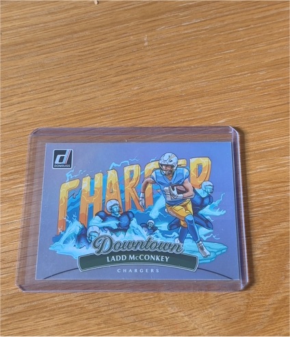 2025 Donruss Downtown #Ladd McConkey Chargers — front