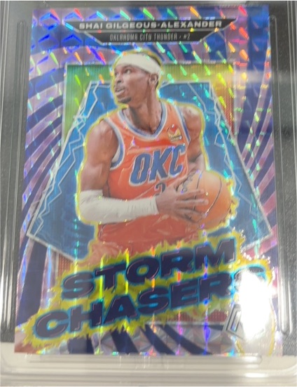 2024-25 Panini Mosaic #16 Shai Gilgeous-Alexander Storm Chasers — front