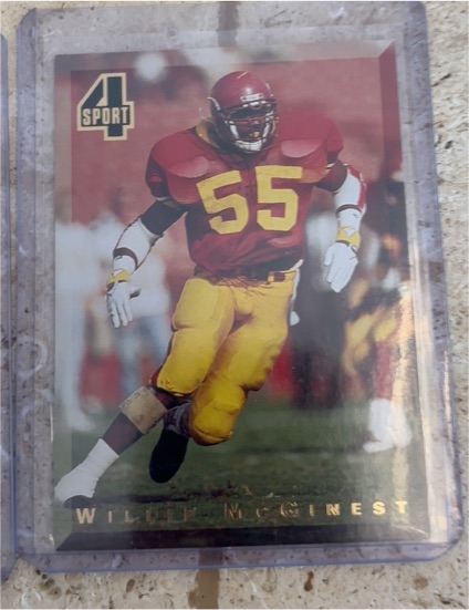 1994 Classic 4 Sport #54 Willie McGinest — front