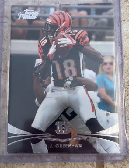 2011 Topps Prime #18 A.J. Green — front