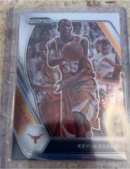 2021 Panini Prizm Draft Picks #52 Kevin Durant Texas Longhorns — front