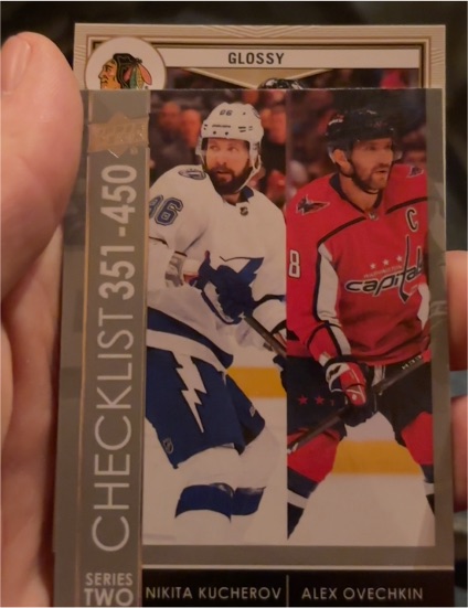 2021-22 Upper Deck Series 2 #450 Nikita Kucherov / Alex Ovechkin — front