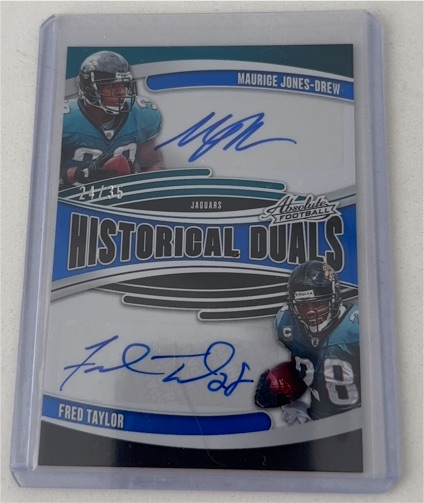 2025 Panini Absolute Football Historical Duals #Maurice Jones-Drew & Fred Taylor — front