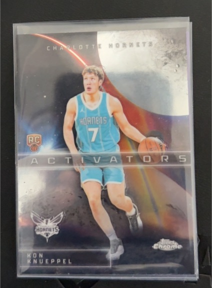 2025-26 Topps Chrome #AC-14 Kon Knueppel Activators Rookie — front