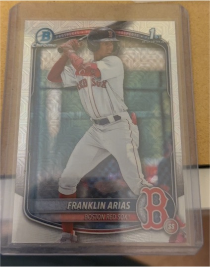 2025 Bowman Chrome Prospects #BCP-67 Franklin Arias — front