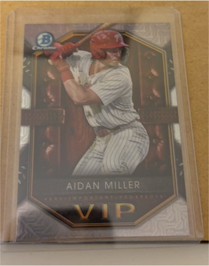 2025 Bowman Chrome #VIP-19 Aidan Miller — front