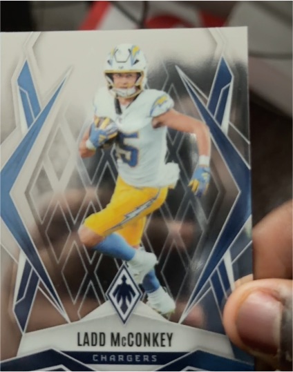 2025 Panini Phoenix Ladd McConkey — front