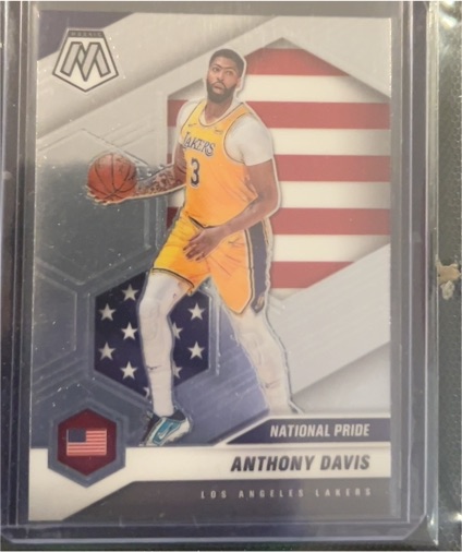 2020-21 Panini Mosaic #250 Anthony Davis — front