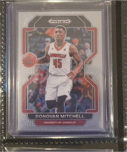 2022-23 Panini Prizm Draft Picks Basketball #15 Donovan Mitchell — front