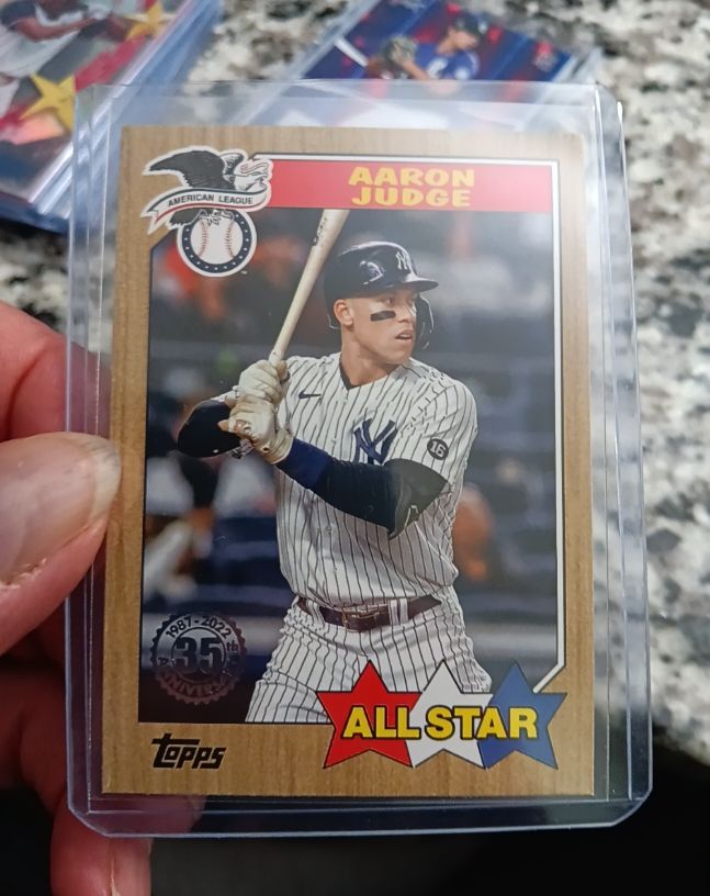 2022 Topps Series 2 1987 Topps All-Star Baseball Aaron Judge #87AS-4 — front