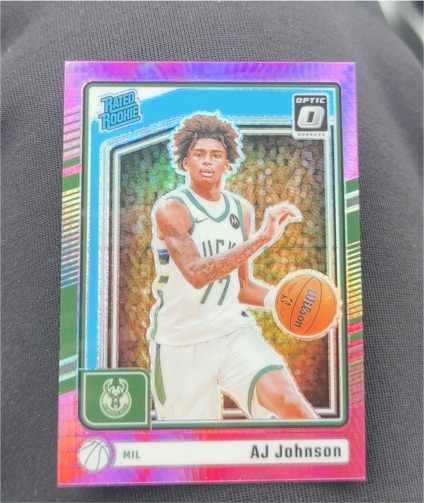 2024-25 Panini Donruss Optic #277 AJ Johnson — front