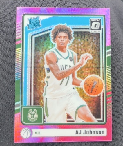 2024-25 Panini Donruss Optic #277 AJ Johnson — front