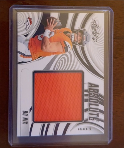 2025 Panini Absolute #AJ-BNX Bo Nix — front