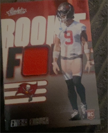 2025 Panini Absolute Football #RF-EEA Emeka Egbuka Rookie Force Patch — front