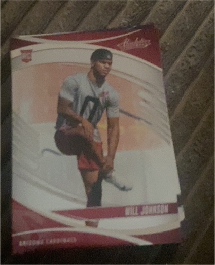 2025 Panini Absolute #198 Will Johnson — front