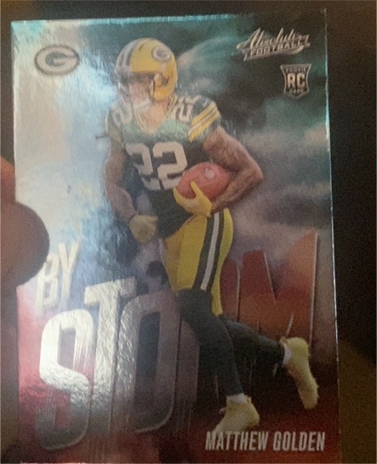 2025 Panini Absolute #11 Matthew Golden By Storm — front