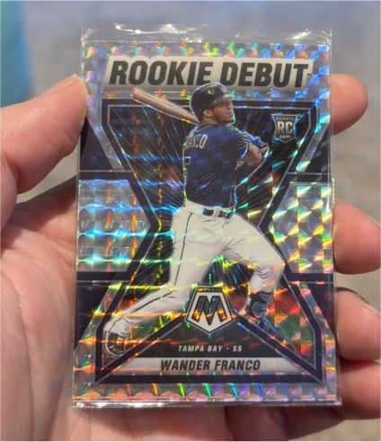 2022 Panini Mosaic Rookie Debut #RD-6 Wander Franco — front