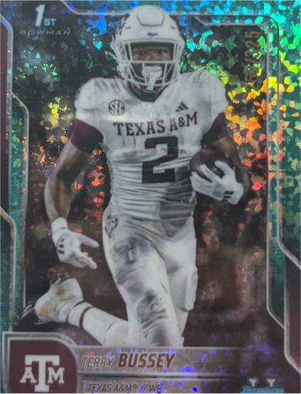 2025 Bowman University Chrome #89 Terry Bussey — front