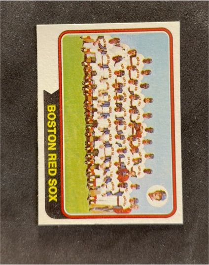 1974 Topps #567 Boston Red Sox Team — front