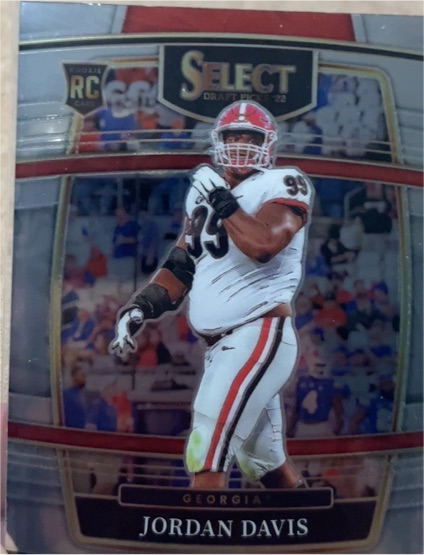2022 Panini Select Draft Picks #80 Jordan Davis — front