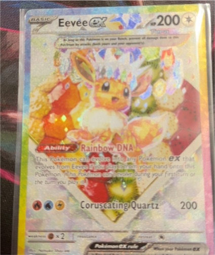 2025 Pokémon TCG Scarlet & Violet Black Star Promo #174 Eevee ex — front