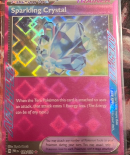 2024 Pokémon SV07: Stellar Crown #142 Sparkling Crystal — front