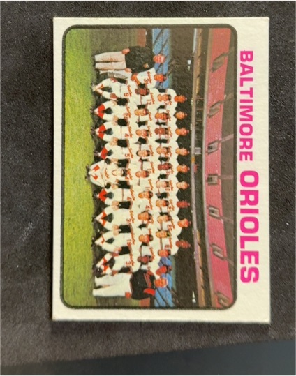 1973 Topps #278 Baltimore Orioles Team — front