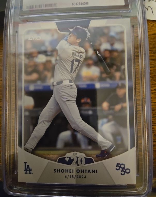 2024 Topps 50/50 #20 Shohei Ohtani — front