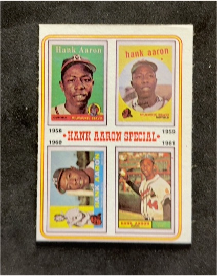 1974 Topps #3 Hank Aaron Special — front