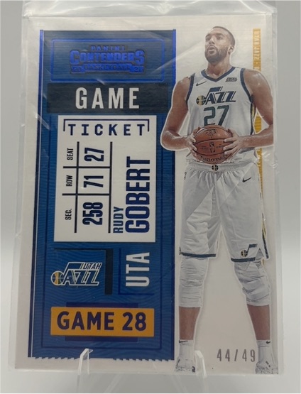 2020-21 Panini Contenders #61 Rudy Gobert — front