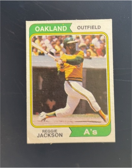 1974 Topps #130 Reggie Jackson — front