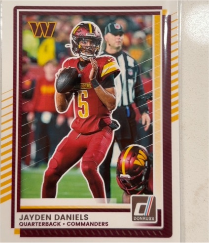 2025 Panini Donruss #28 Jayden Daniels — front