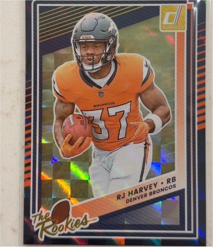 2025 Donruss #32 RJ Harvey The Rookies — front