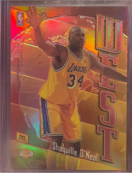 1998-99 Topps East/West #EW2 Shaquille O'Neal — front