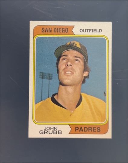 1974 Topps #32 John Grubb — front