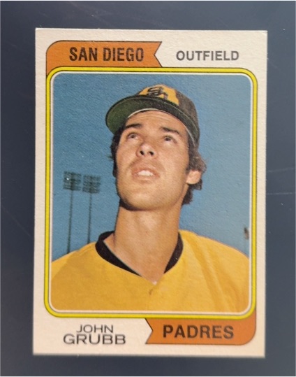 1974 Topps #32 John Grubb — front