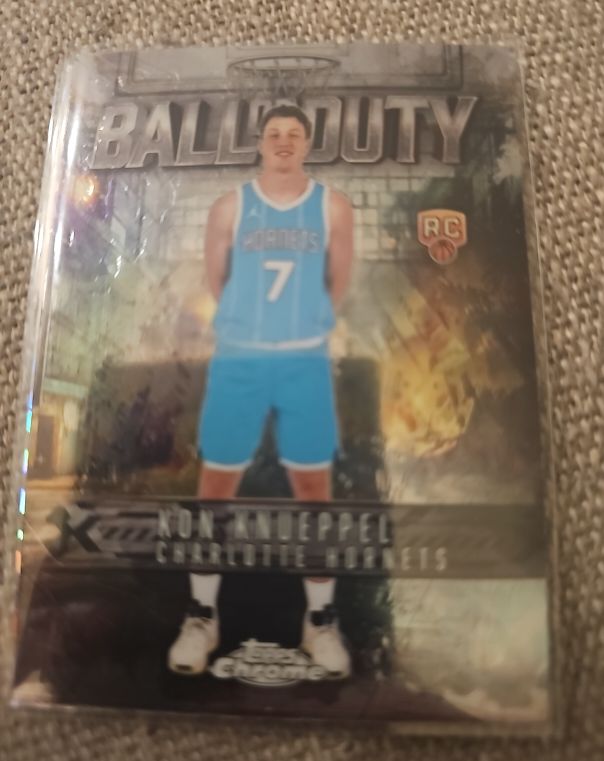 2025-26 Topps Chrome #BD-23 Kon Knueppel Ball Of Duty Rookie — front
