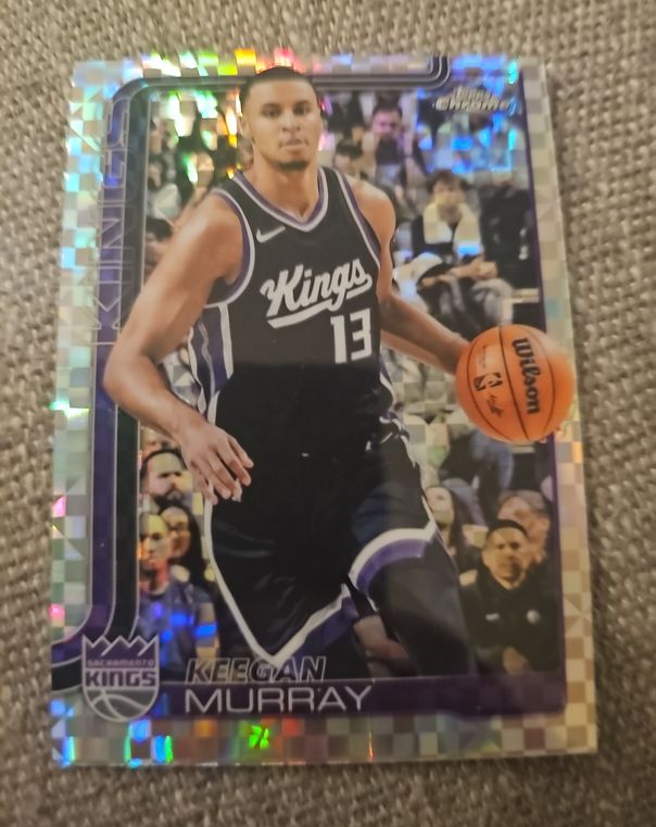 2025-26 Topps Chrome #227 Keegan Murray — front