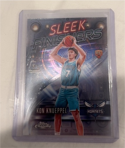 2025-26 Topps Chrome #SF-24 Kon Knueppel Sleek Finishers — front