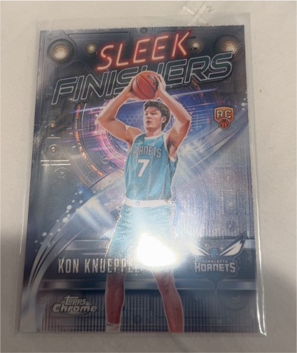 2025-26 Topps Chrome #SF-24 Kon Knueppel Sleek Finishers — front