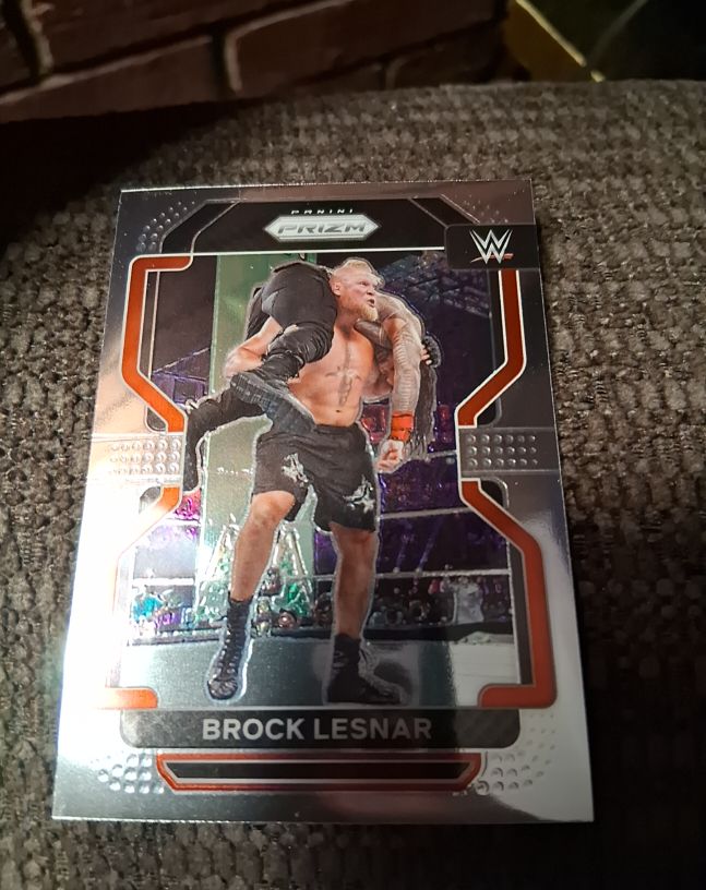 2022 Panini Prizm WWE #135 Brock Lesnar — front