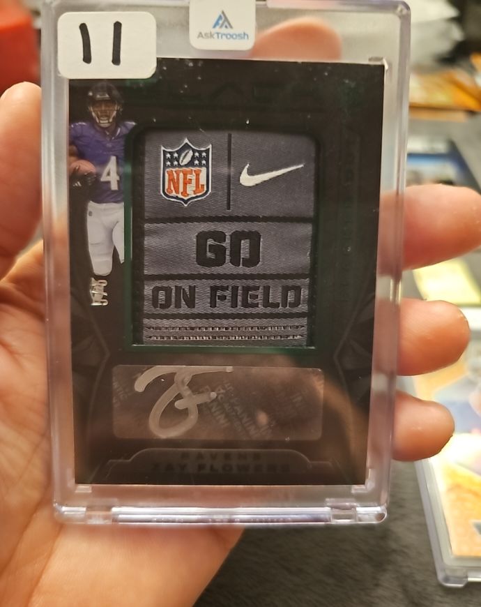 2025 Panini Black Tyler Shough Laundry Tag #BOJ-TS — front