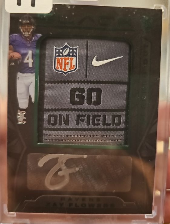 2023 Panini Black #BOJ-4 Tay Plowden — front