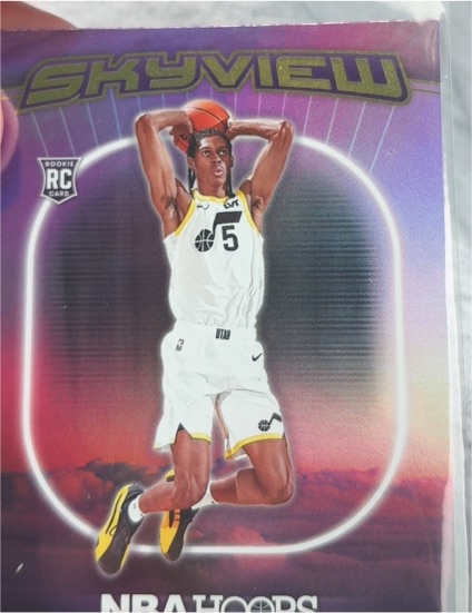 2024-25 Panini NBA Hoops Skyview #5 Cody Williams — front
