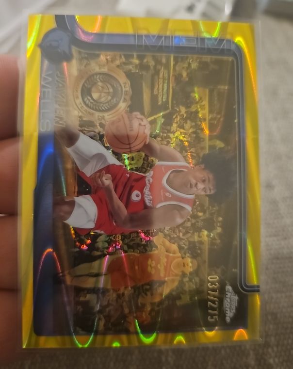 2025 Topps Chrome #275 Jaylen Wells — front