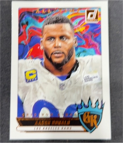2025 Donruss All-Time Gridiron Kings #ATGK-ADD Aaron Donald — front