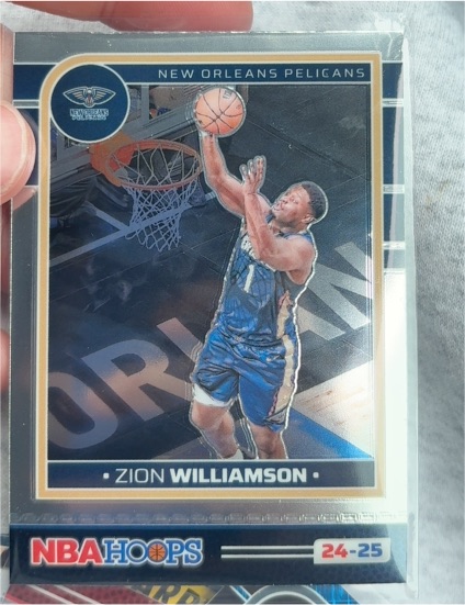2024-25 Panini NBA Hoops #34 Zion Williamson — front