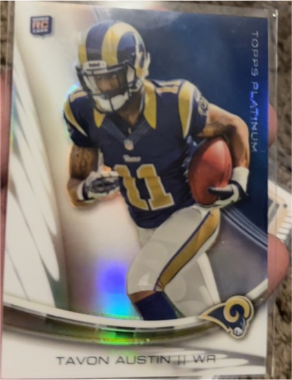 2013 Topps Platinum #123 Tavon Austin — front